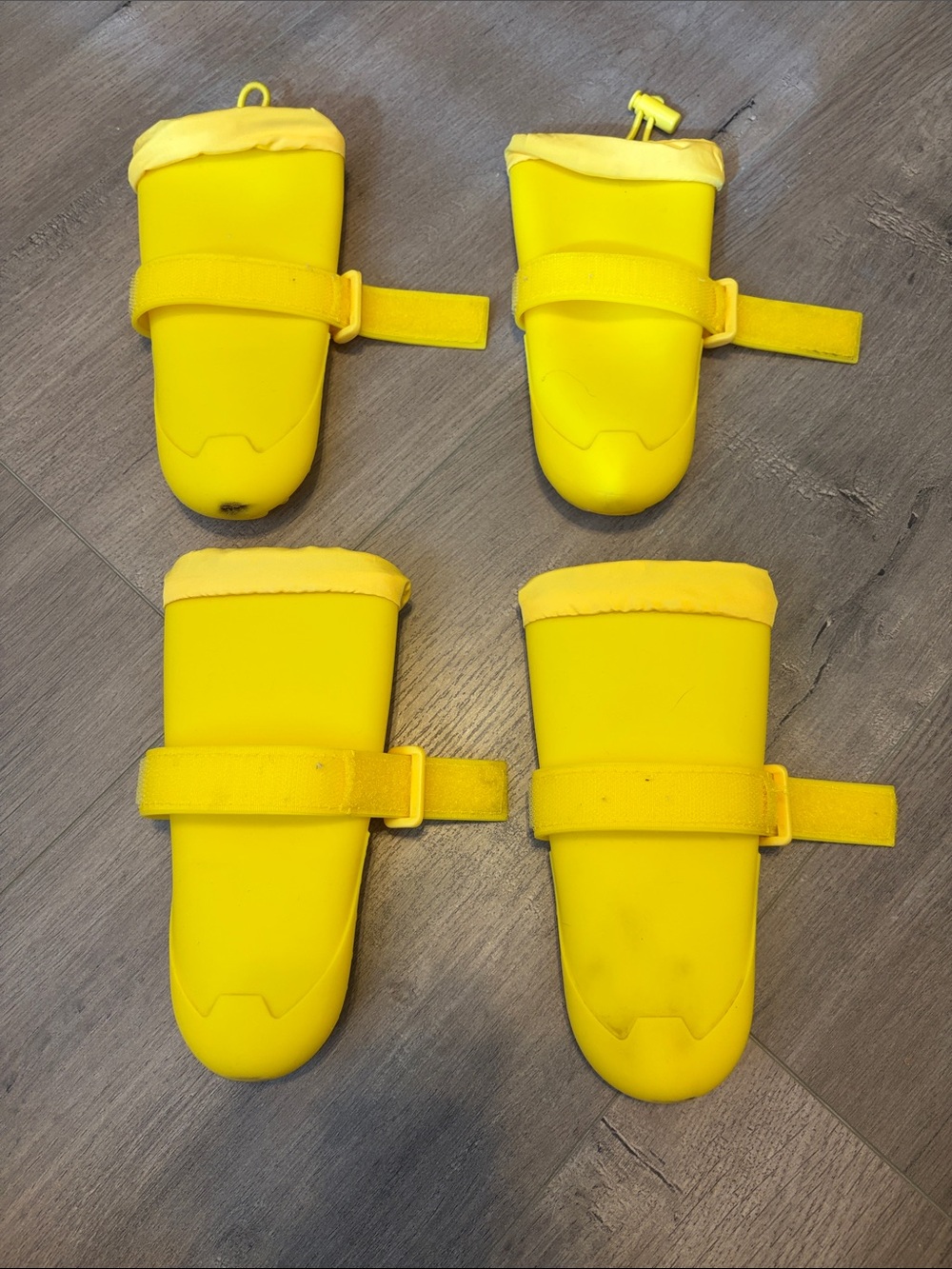 Yellow Canada Pooch Waterproof Rain Boots for Dogs